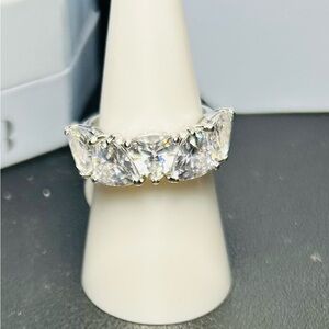 Bomb Party Tell me you love me cubic zirconia ring size 7 New RG76956